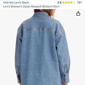 Levi’s woman dylan relaxed western shirt